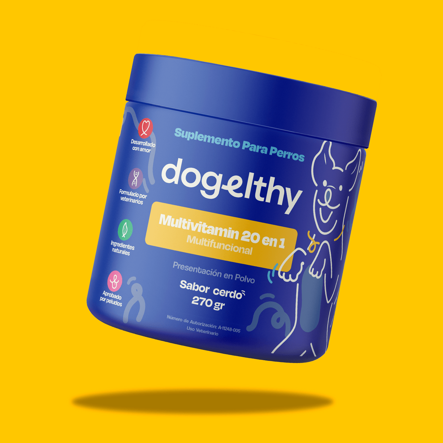 Multivitamin 20 en 1 - Dogelthy